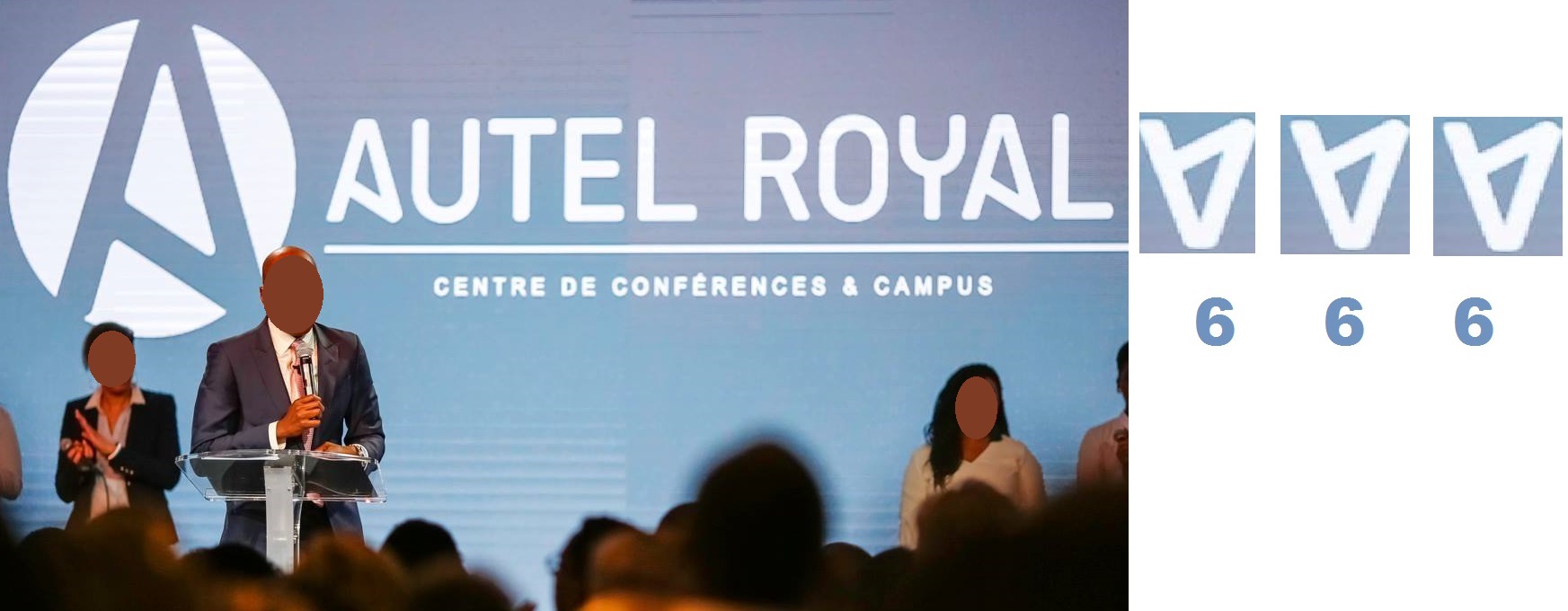 Impact Centre Chrétien Paris : Logo Autel Royal 666