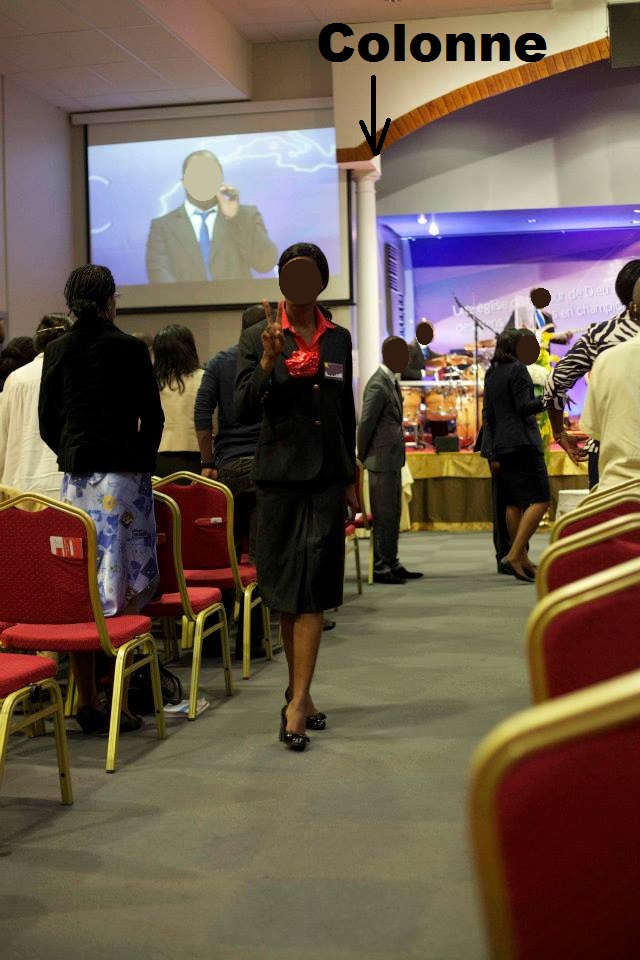 Impact Centre Chrétien ICC Boissy st léger : colonne et damier